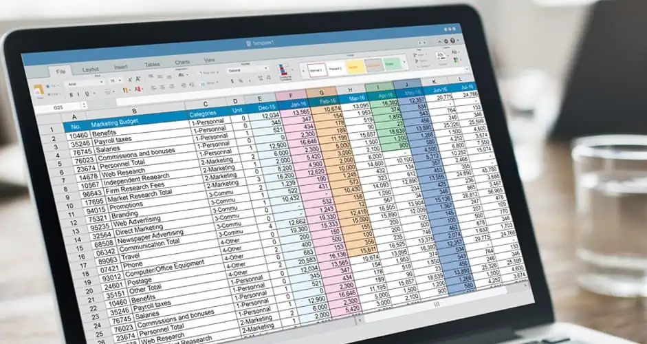 General Accounting Spreadsheets